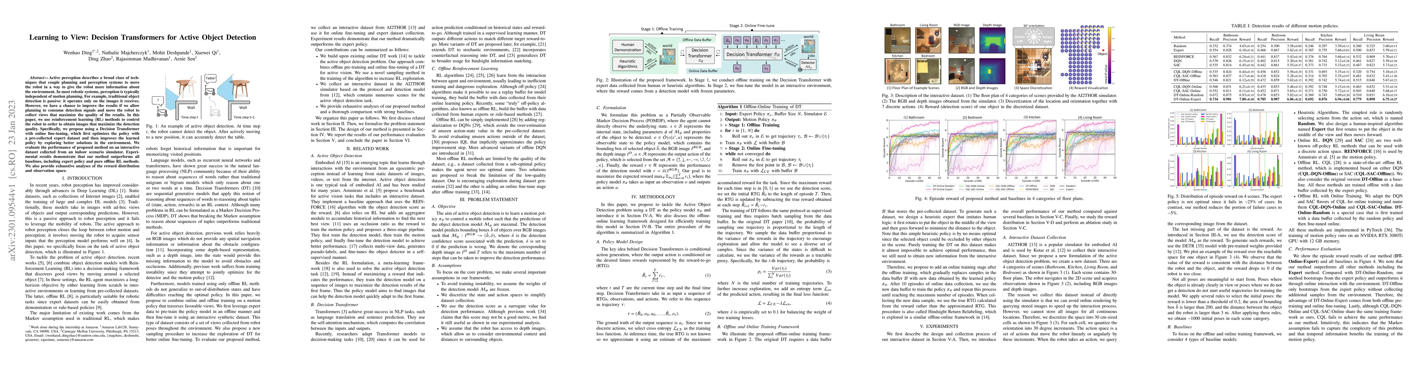 Thumbnail for Learning to View: Decision Transformers for Active Object Detection