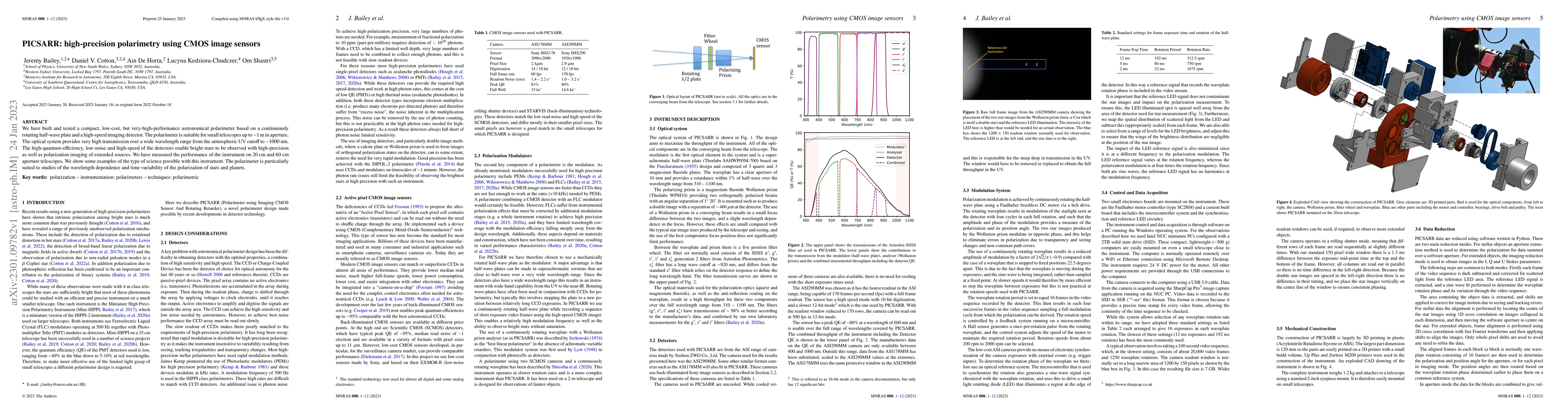 Thumbnail for PICSARR: high-precision polarimetry using CMOS image sensors