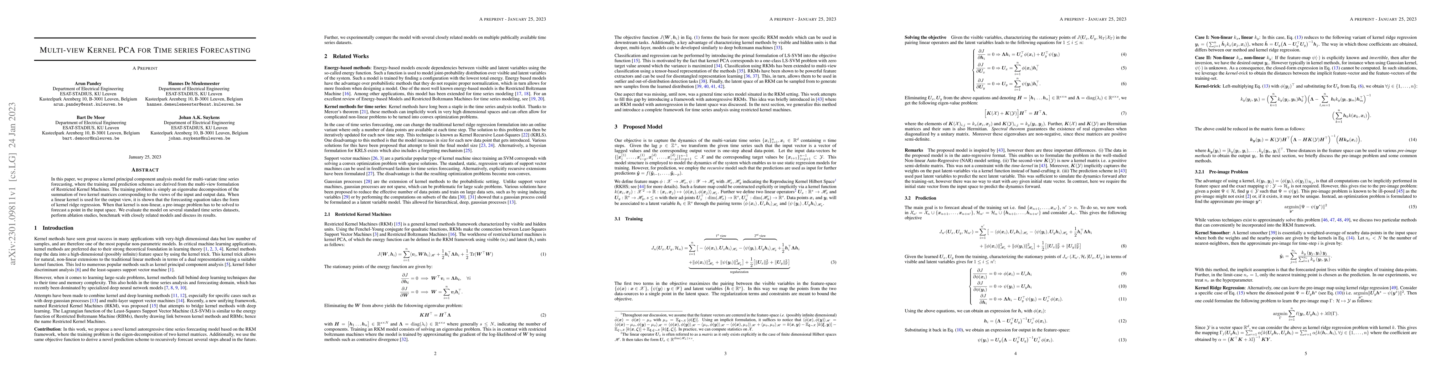Thumbnail for Multi-view Kernel PCA for Time series Forecasting