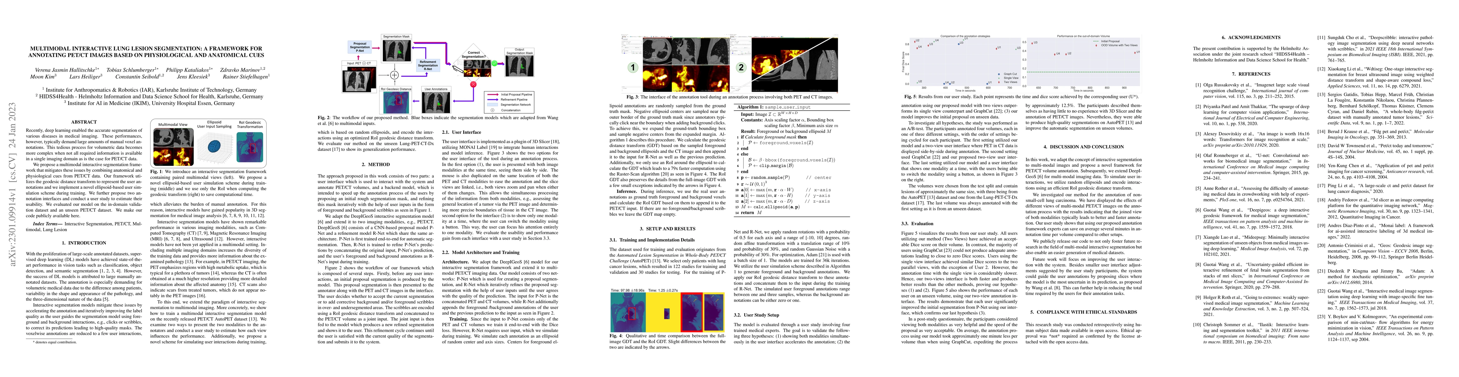 Thumbnail for Multimodal Interactive Lung Lesion Segmentation: A Framework for
  Annotating PET/CT Images based on Physiological and Anatomical Cues
