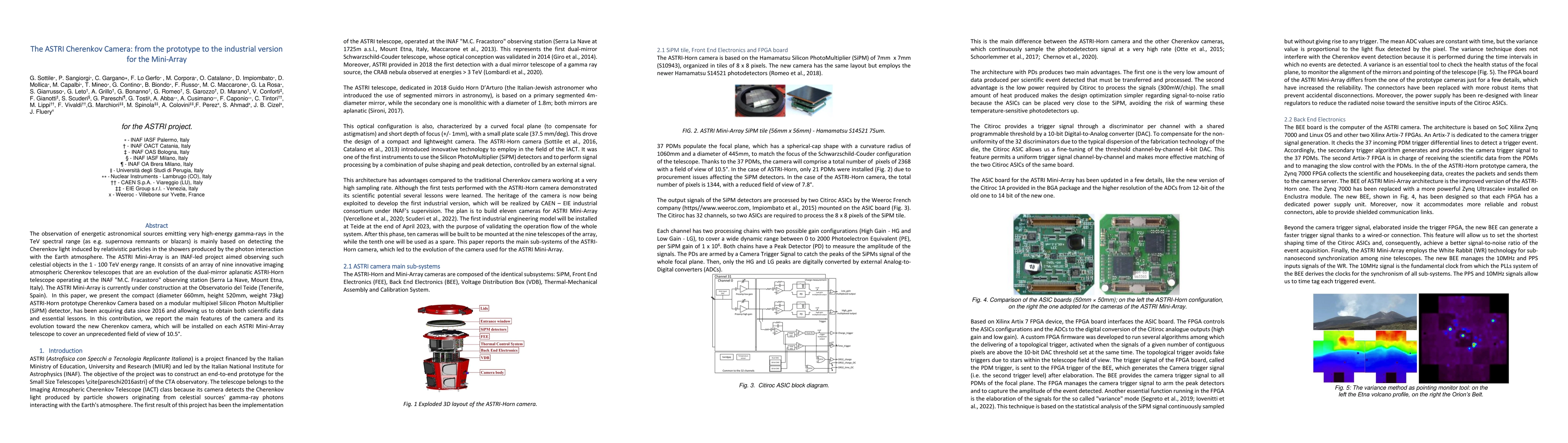 Thumbnail for The ASTRI Cherenkov Camera: from the prototype to the industrial version
  for the Mini-Array