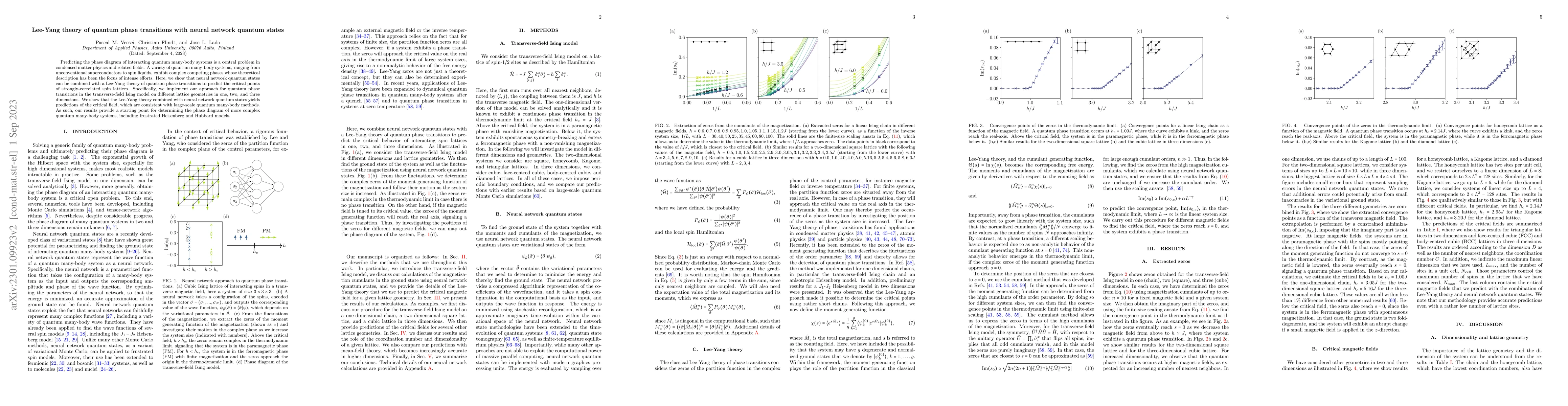 Thumbnail for Lee-Yang theory of quantum phase transitions with neural network quantum
  states