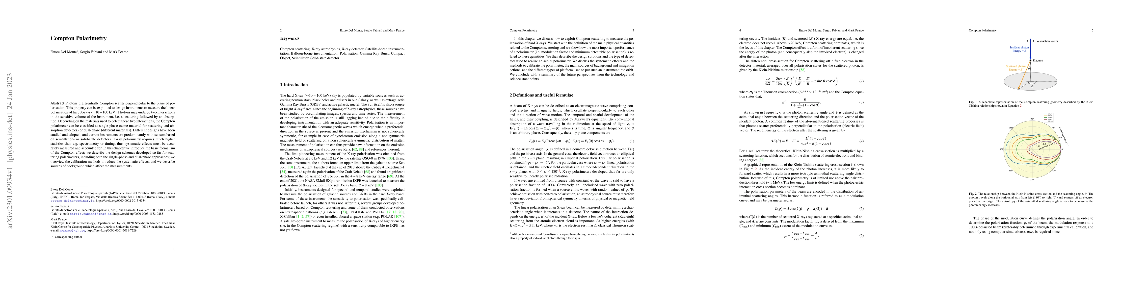 Thumbnail for Compton Polarimetry