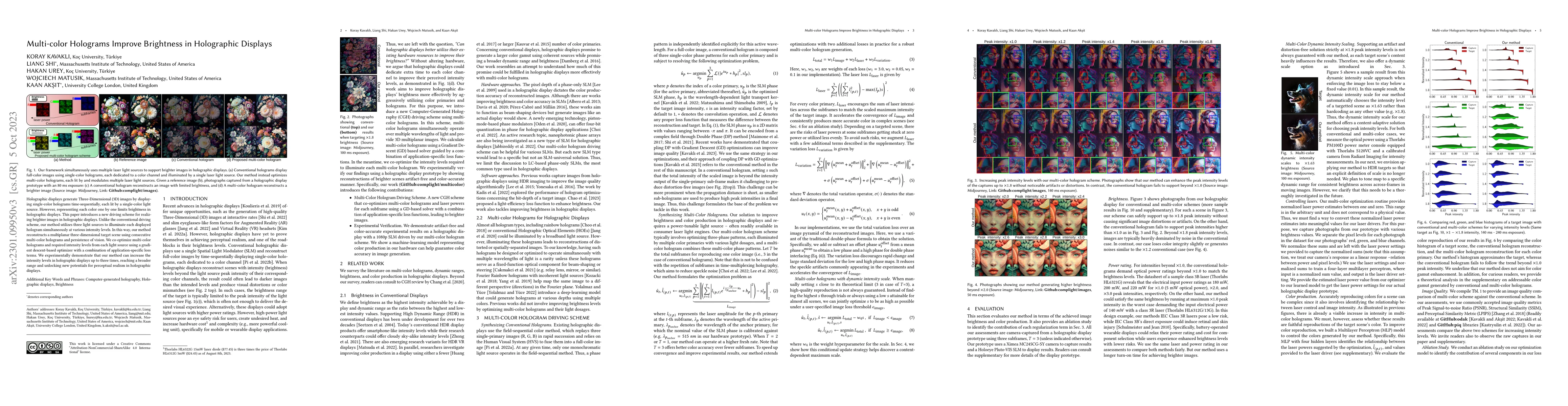Thumbnail for Multi-color Holograms Improve Brightness in Holographic Displays