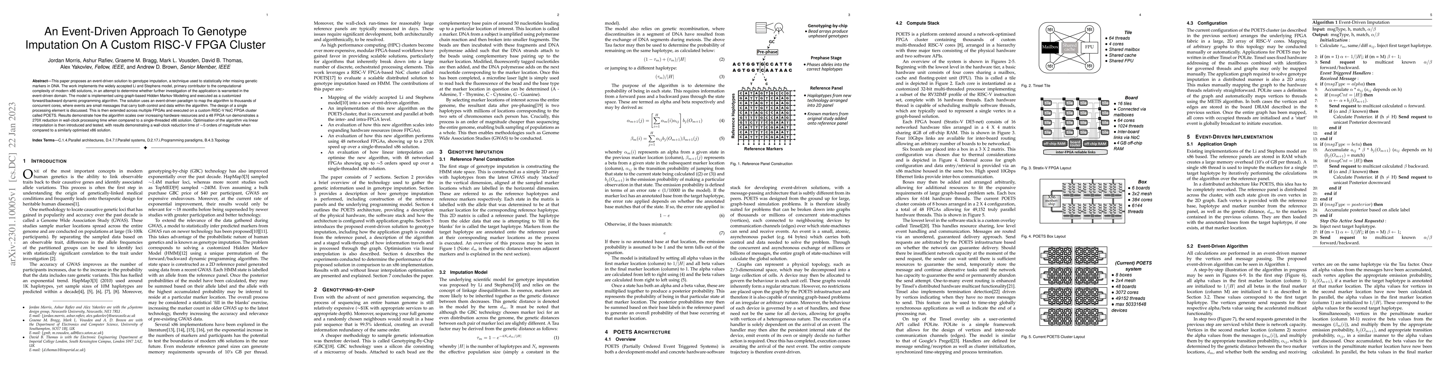 Thumbnail for An Event-Driven Approach To Genotype Imputation On A Custom RISC-V FPGA
  Cluster