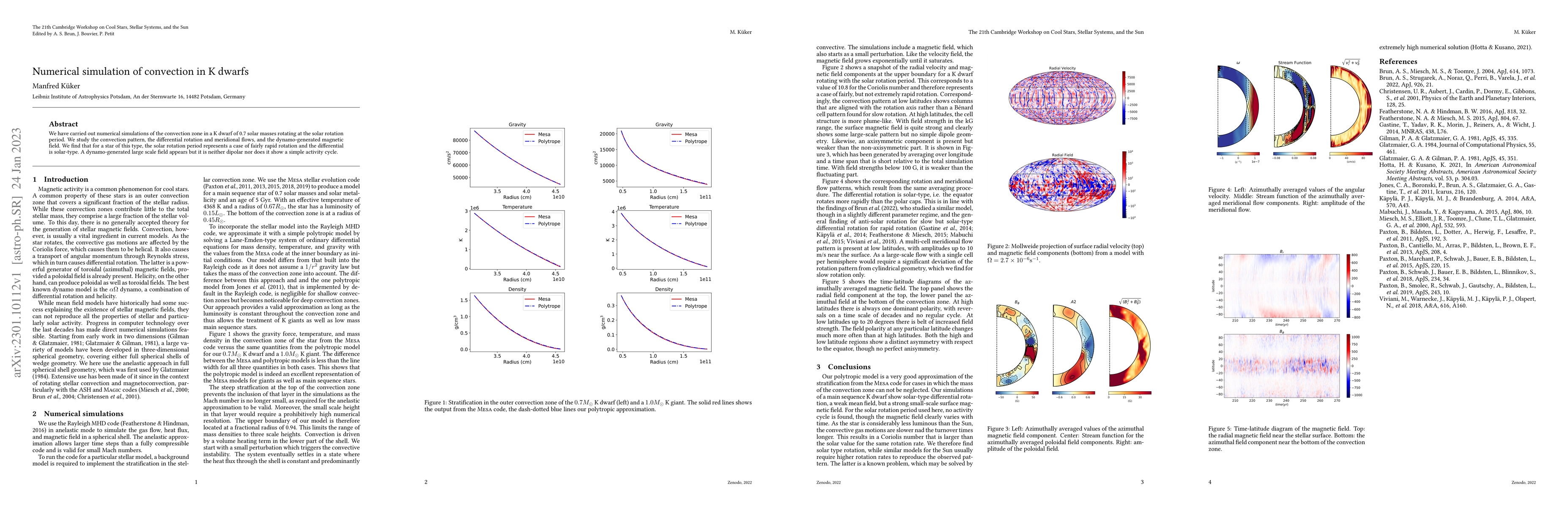 Thumbnail for Numerical simulation of convection in K dwarfs