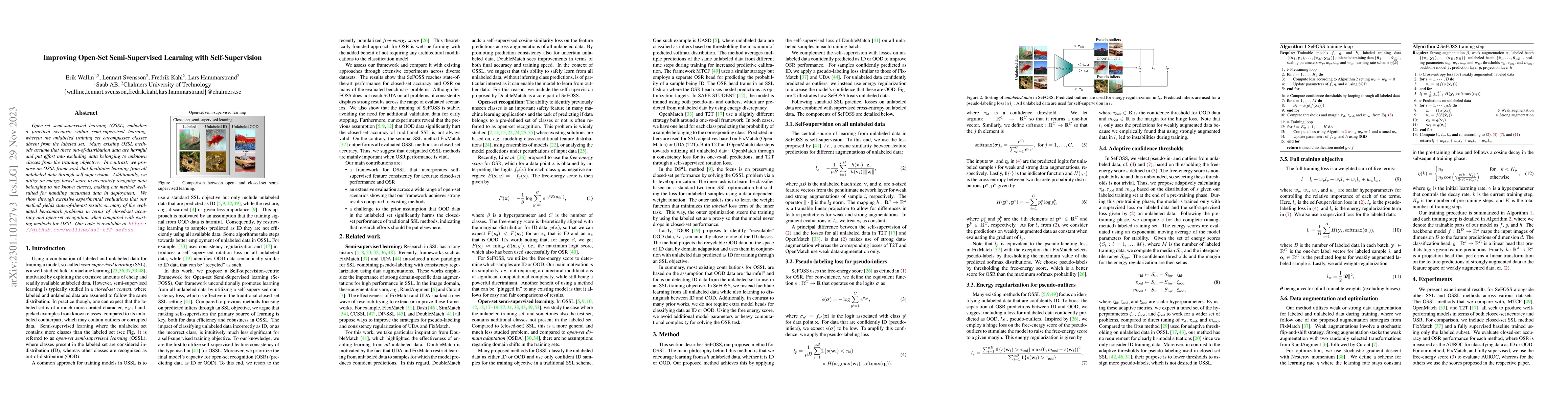 Thumbnail for Improving Open-Set Semi-Supervised Learning with Self-Supervision