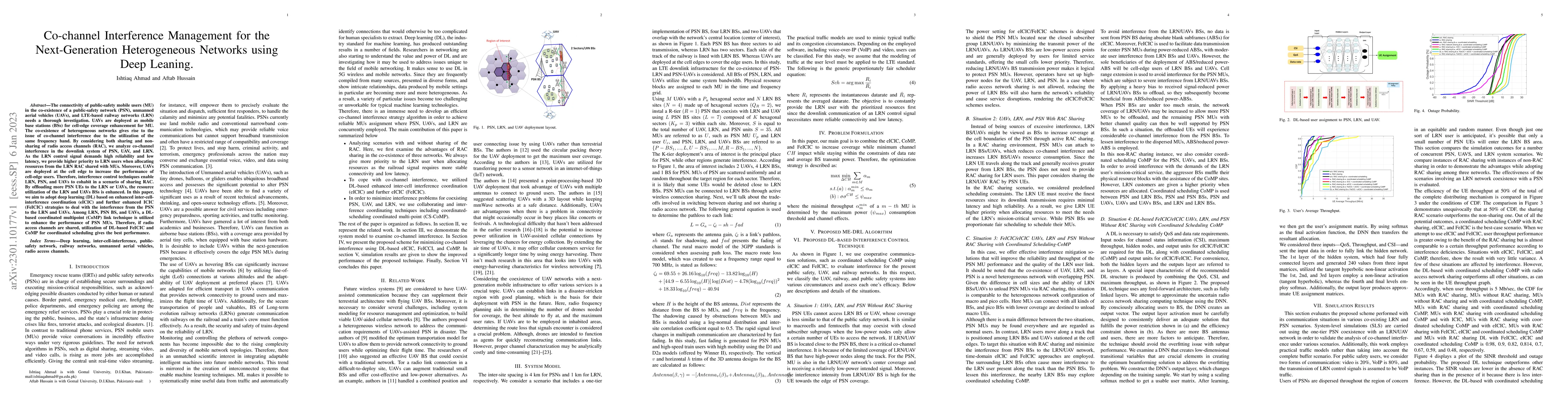 Thumbnail for Co-channel Interference Management for the Next-Generation Heterogeneous
  Networks using Deep Leaning