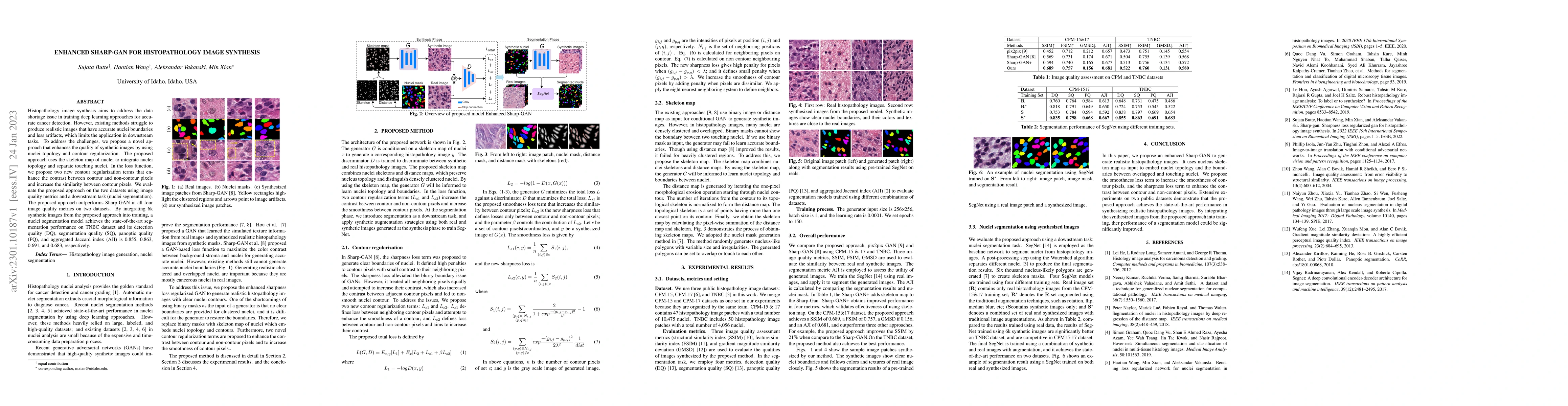 Thumbnail for Enhanced Sharp-GAN For Histopathology Image Synthesis