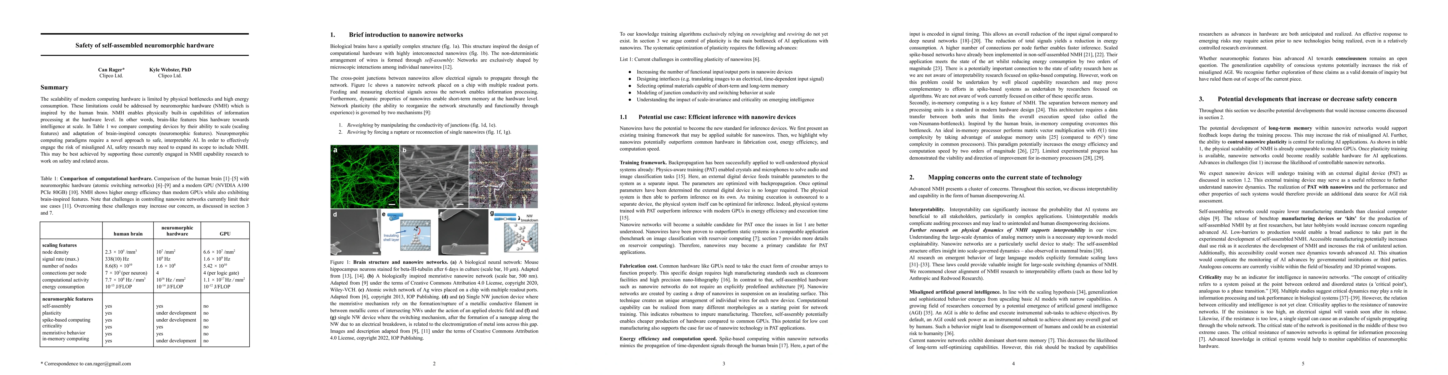 Thumbnail for Safety of self-assembled neuromorphic hardware