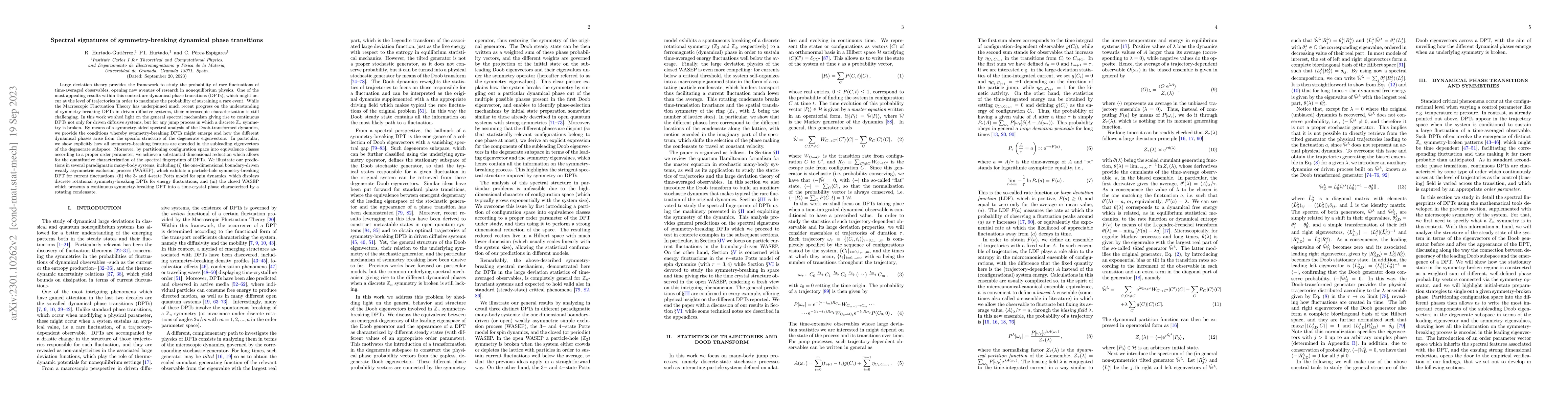 Thumbnail for Spectral signatures of symmetry-breaking dynamical phase transitions