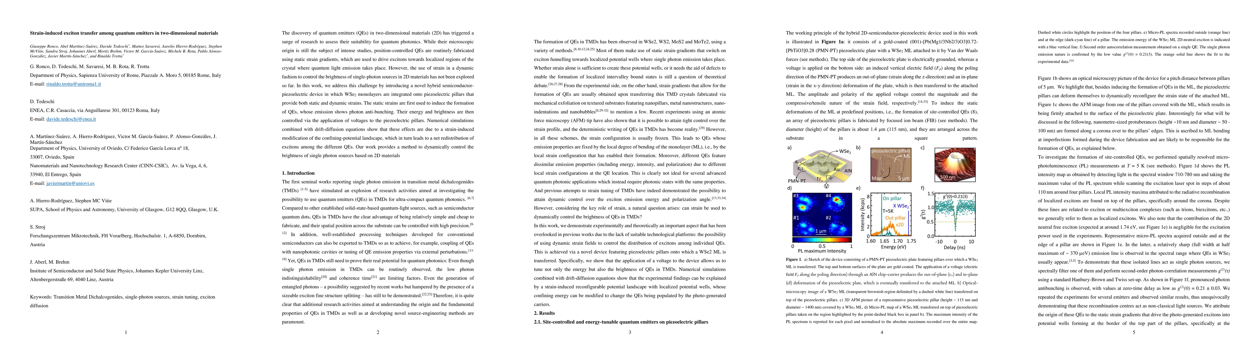 Thumbnail for Strain-induced dynamic control over the population of quantum emitters
  in two-dimensional materials