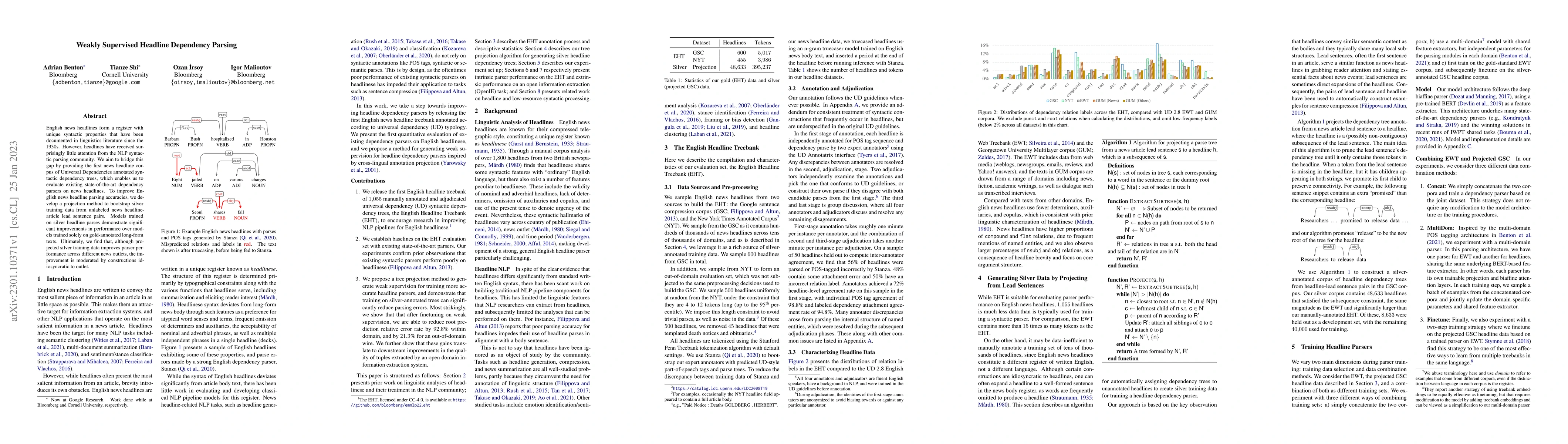 Thumbnail for Weakly Supervised Headline Dependency Parsing