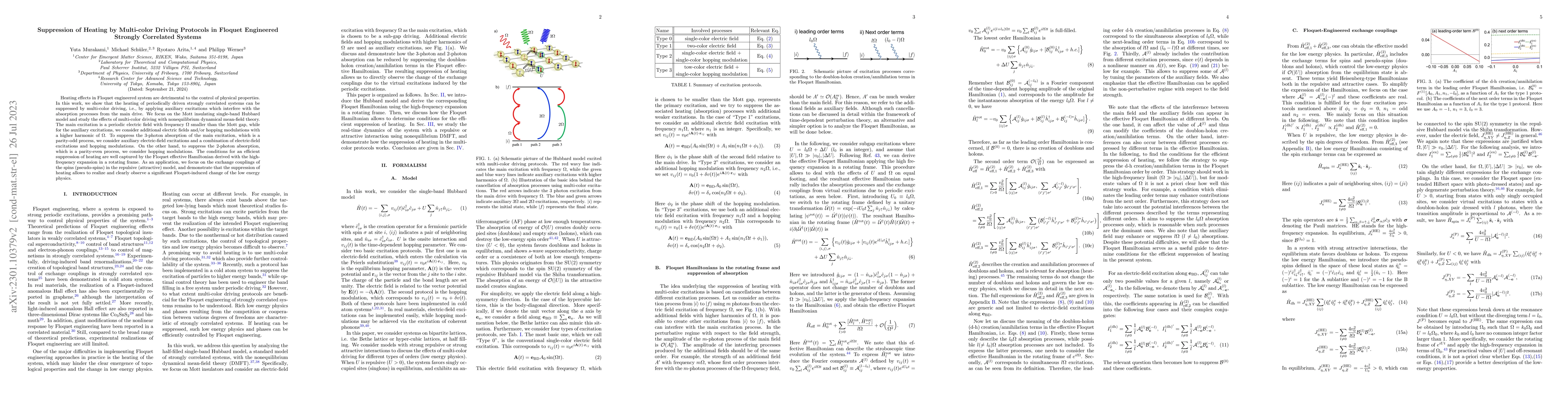 Thumbnail for Suppression of Heating by Multi-color Driving Protocols in Floquet
  Engineered Strongly Correlated Systems
