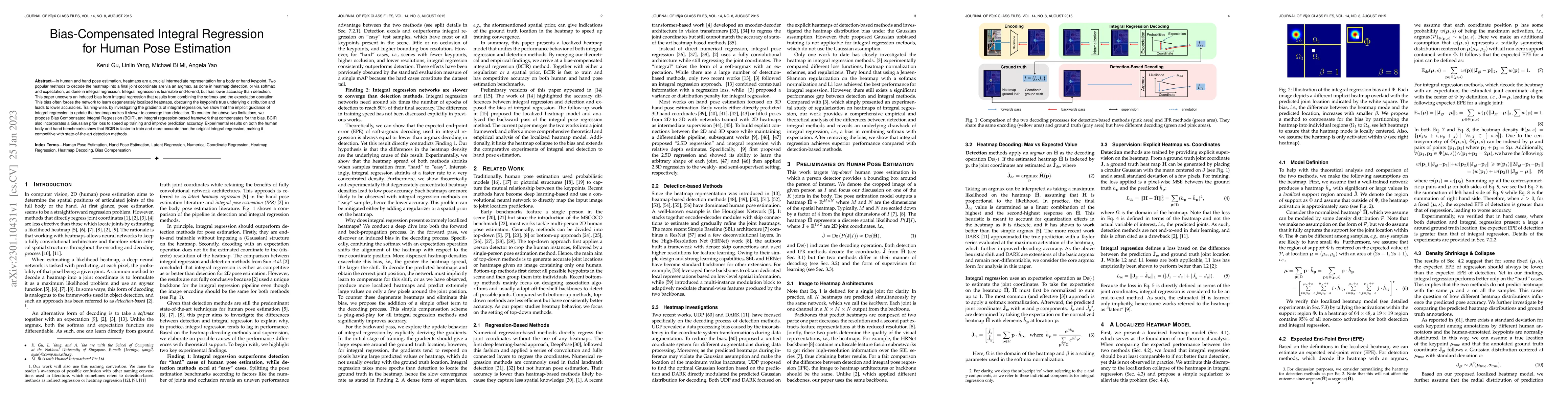 Thumbnail for Bias-Compensated Integral Regression for Human Pose Estimation