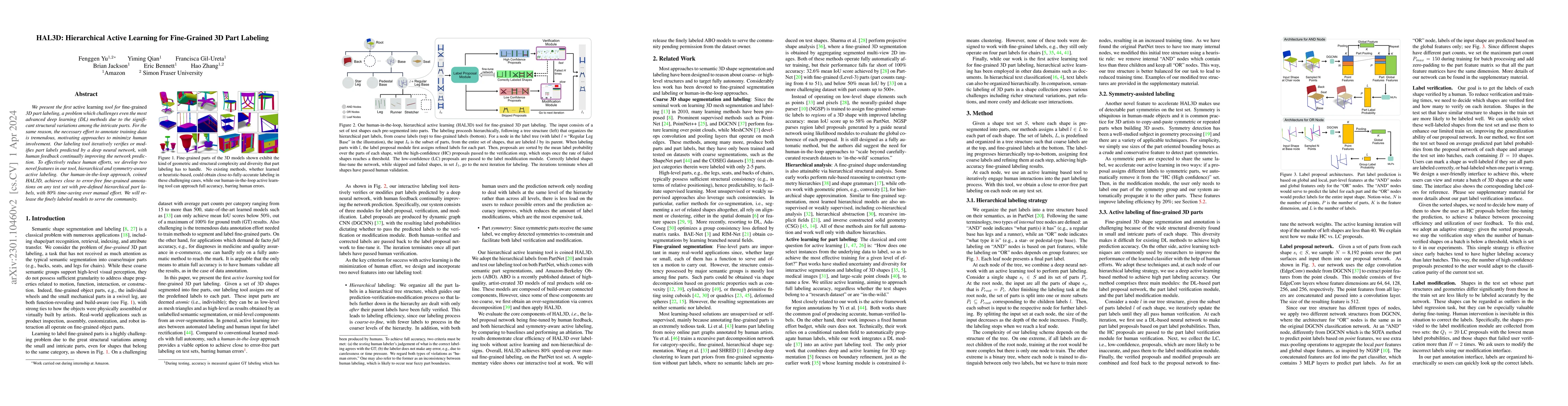 Thumbnail for HAL3D: Hierarchical Active Learning for Fine-Grained 3D Part Labeling