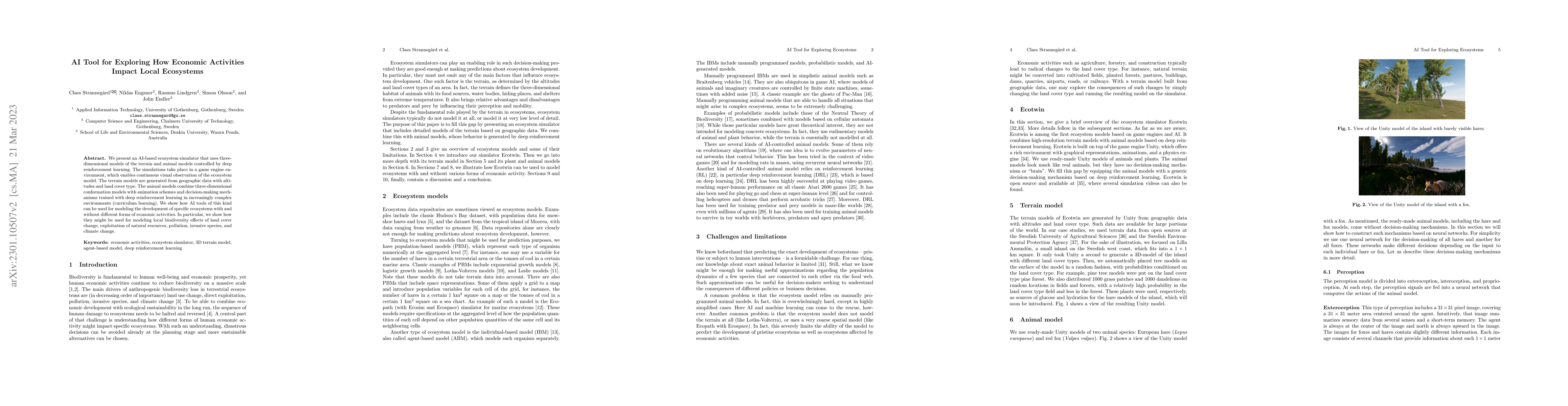 Thumbnail for AI Tool for Exploring How Economic Activities Impact Local Ecosystems