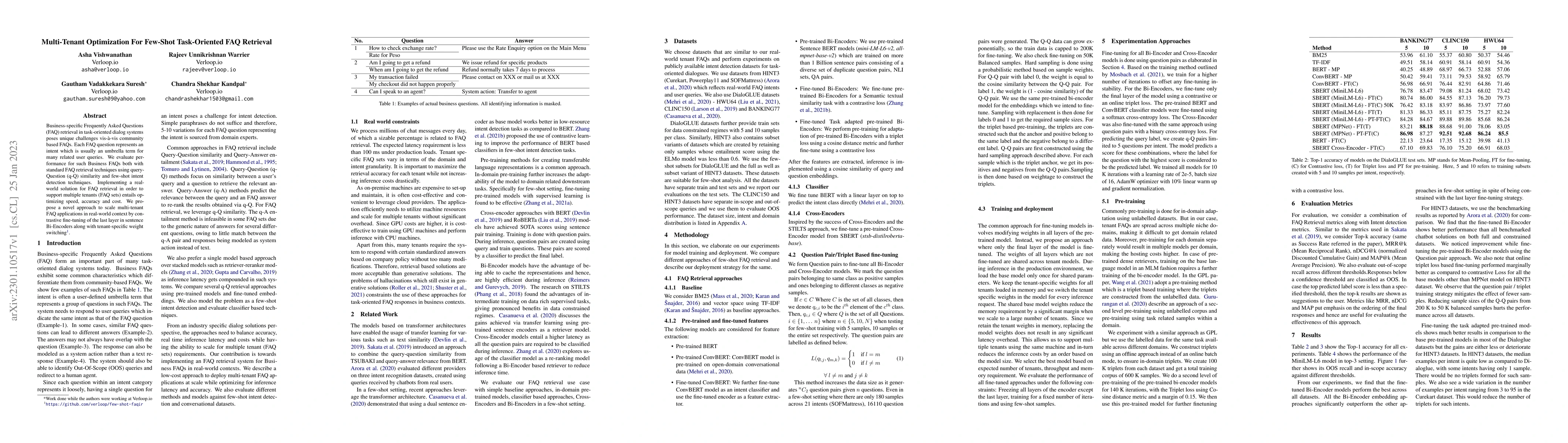 Thumbnail for Multi-Tenant Optimization For Few-Shot Task-Oriented FAQ Retrieval