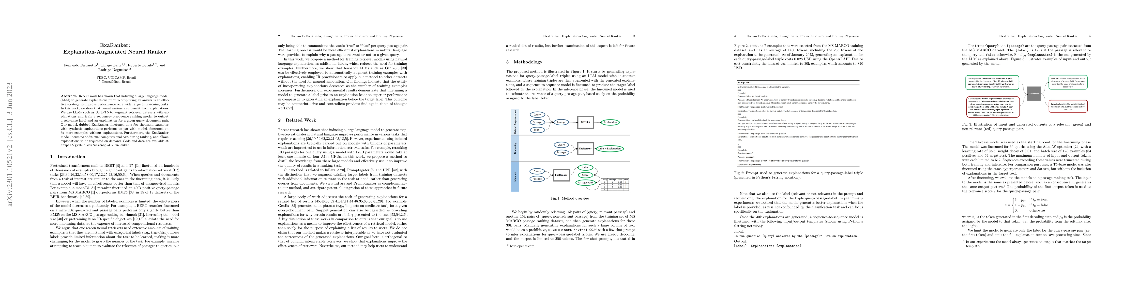 Thumbnail for ExaRanker: Explanation-Augmented Neural Ranker
