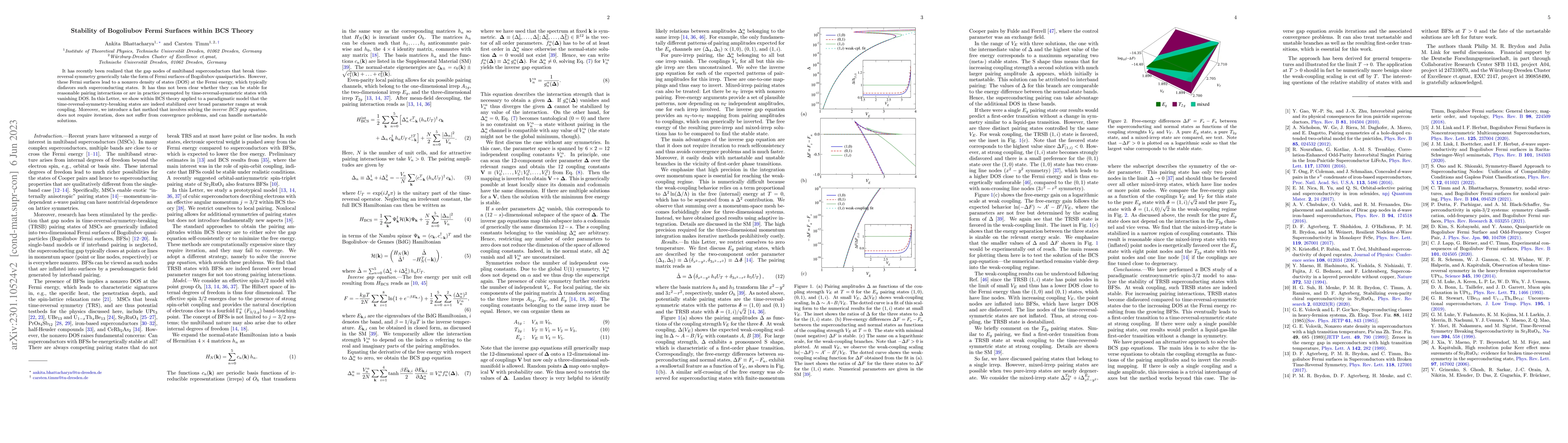 Thumbnail for Stability of Bogoliubov Fermi Surfaces within BCS Theory