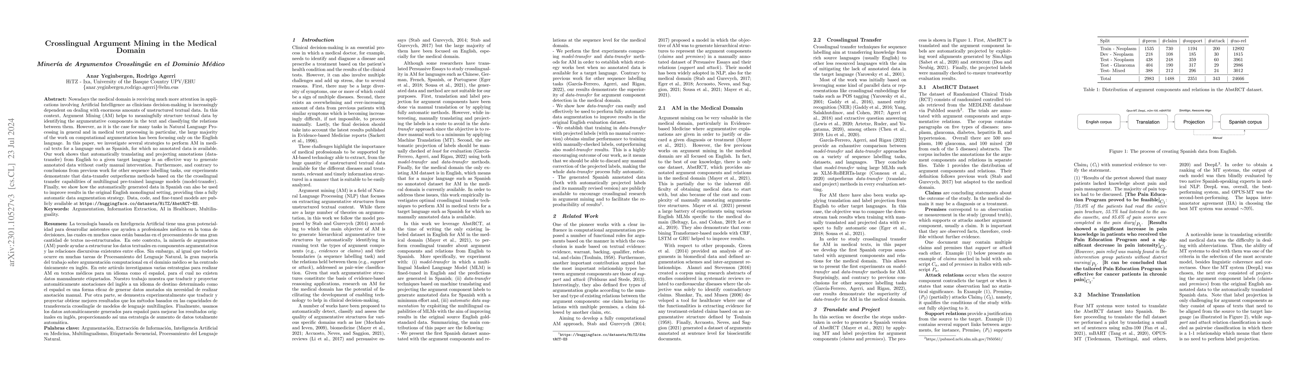 Thumbnail for Cross-lingual Argument Mining in the Medical Domain