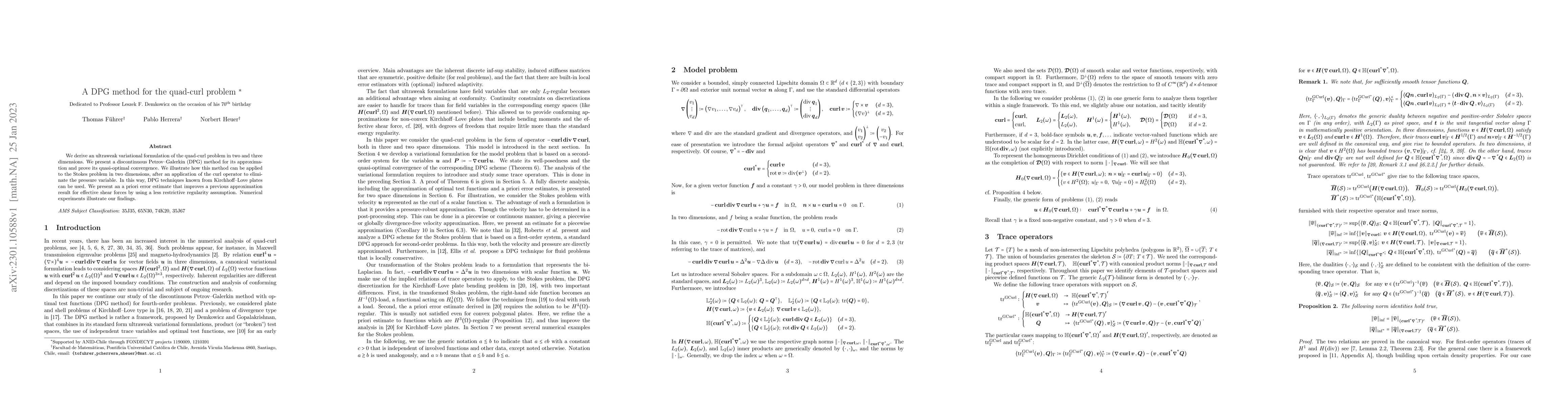 Thumbnail for A DPG method for the quad-curl problem