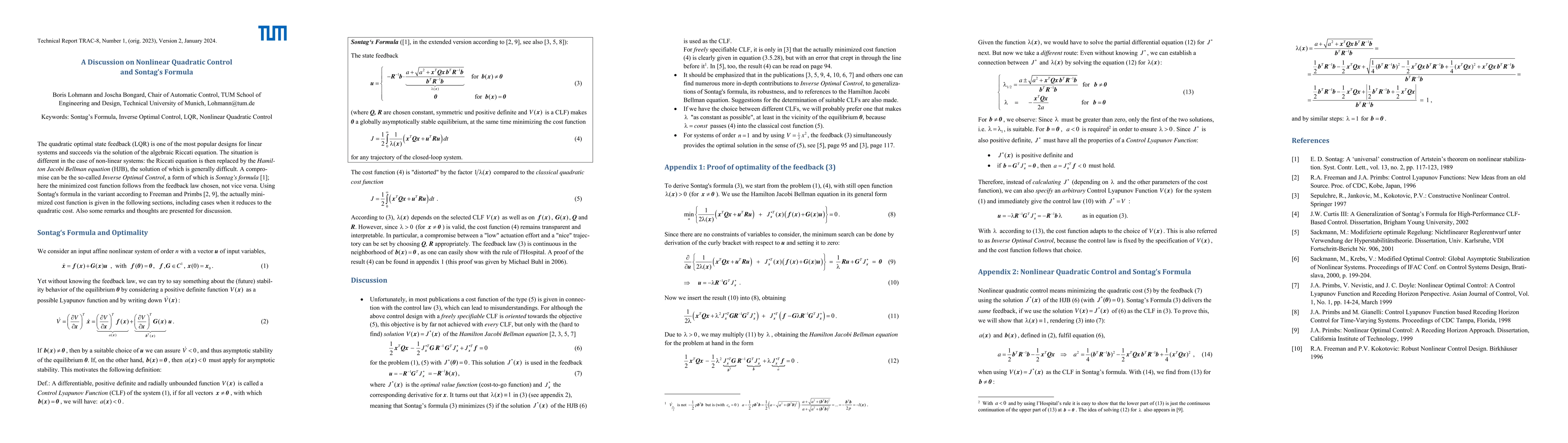 Thumbnail for A Discussion on Nonlinear Quadratic Control and Sontag's Formula