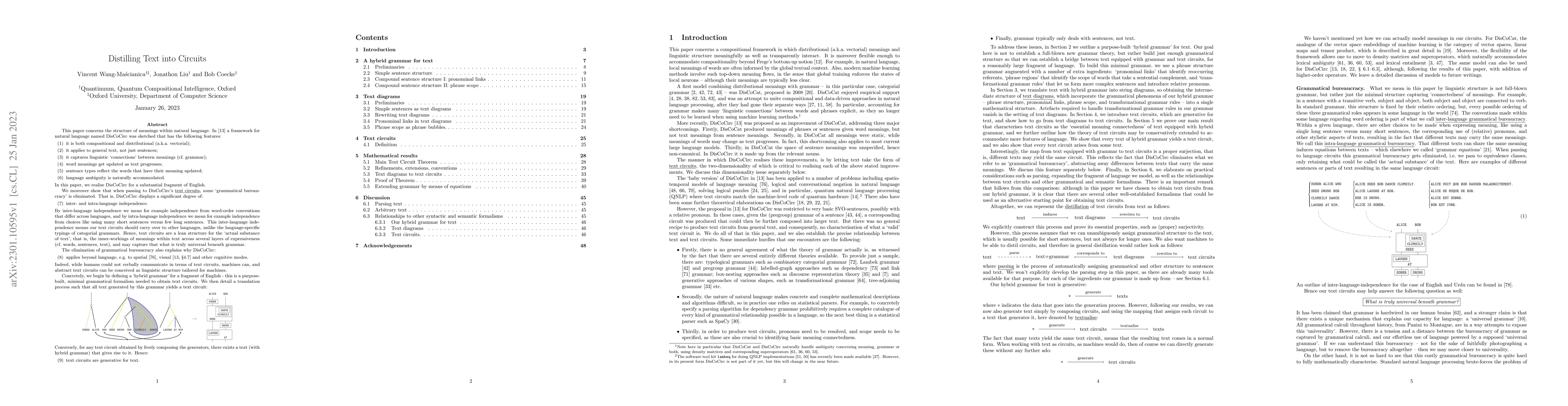 Thumbnail for Distilling Text into Circuits