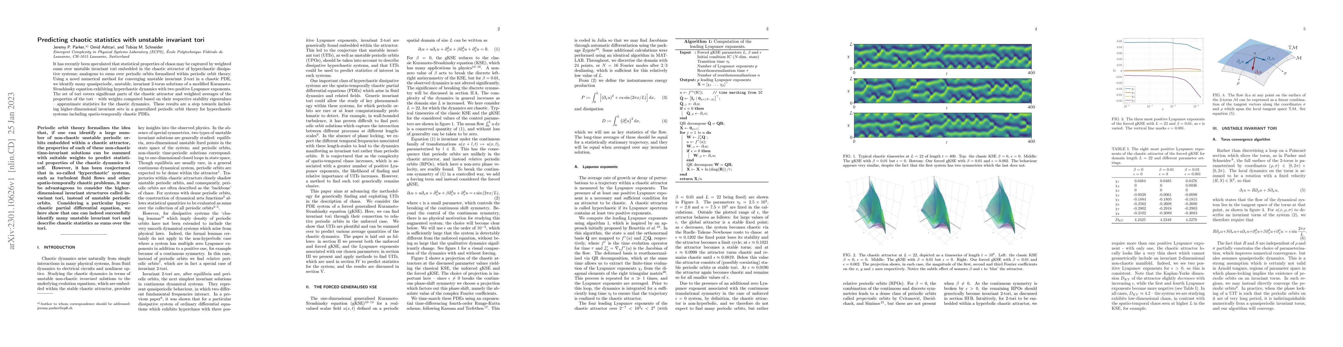Thumbnail for Predicting chaotic statistics with unstable invariant tori