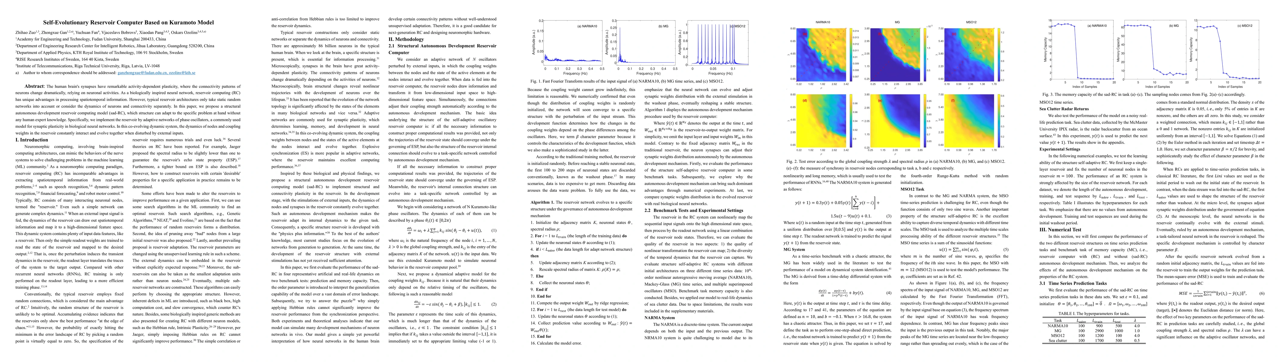 Thumbnail for Self-Evolutionary Reservoir Computer Based on Kuramoto Model