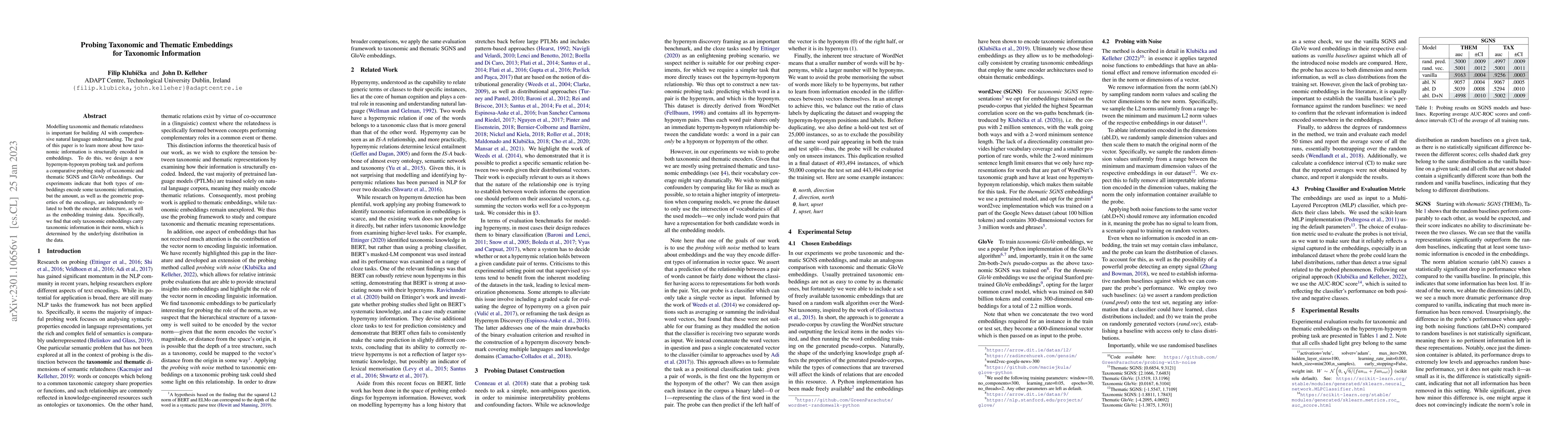 Thumbnail for Probing Taxonomic and Thematic Embeddings for Taxonomic Information