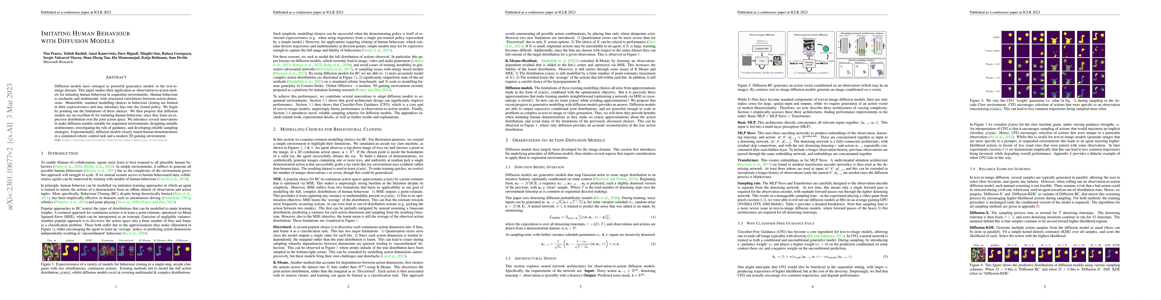 Thumbnail for Imitating Human Behaviour with Diffusion Models