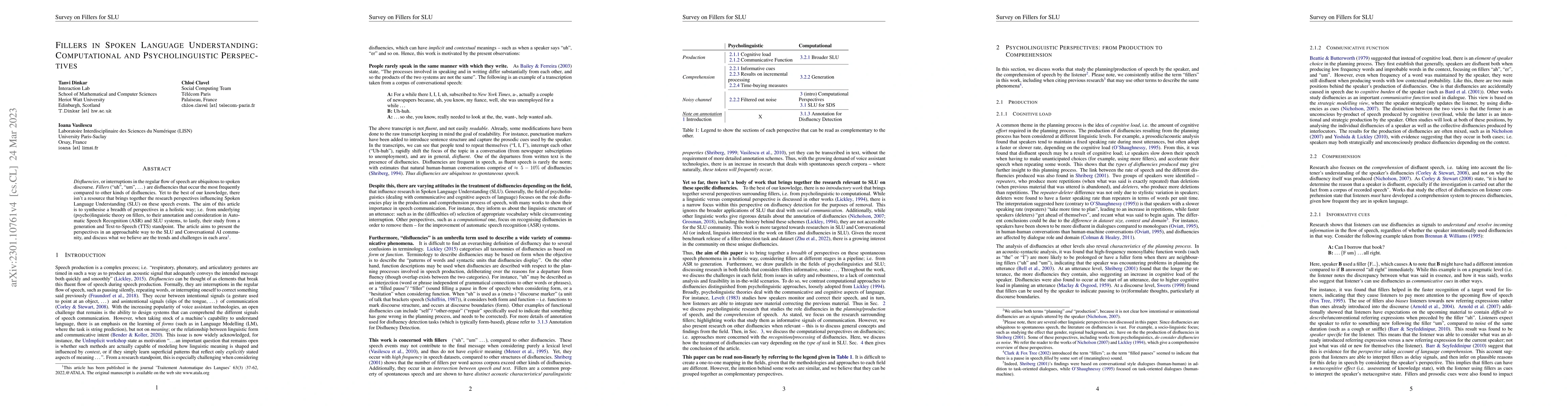 Thumbnail for Fillers in Spoken Language Understanding: Computational and
  Psycholinguistic Perspectives