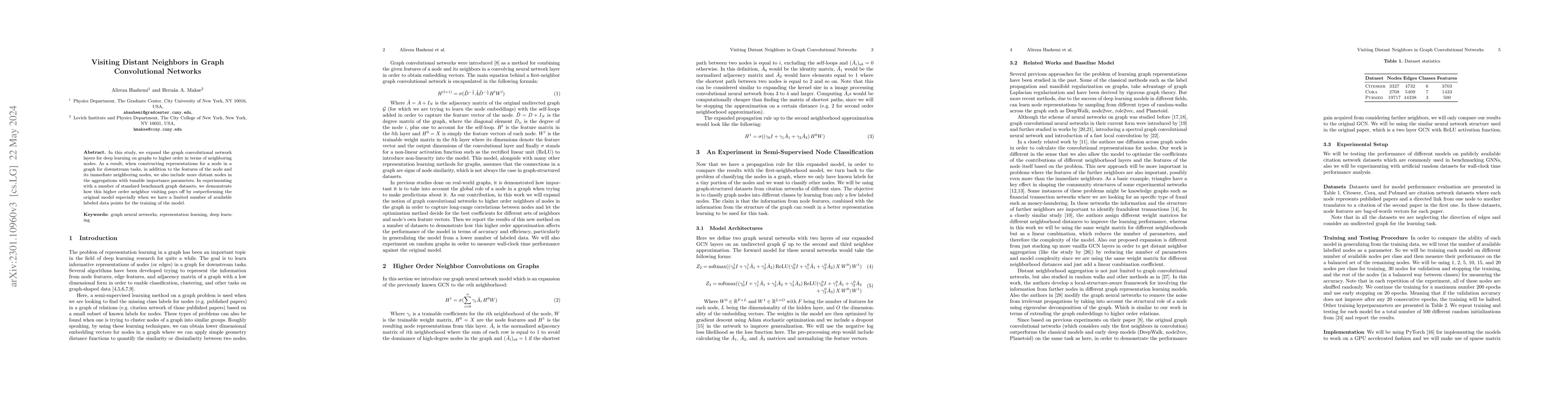Thumbnail for Visiting Distant Neighbors in Graph Convolutional Networks