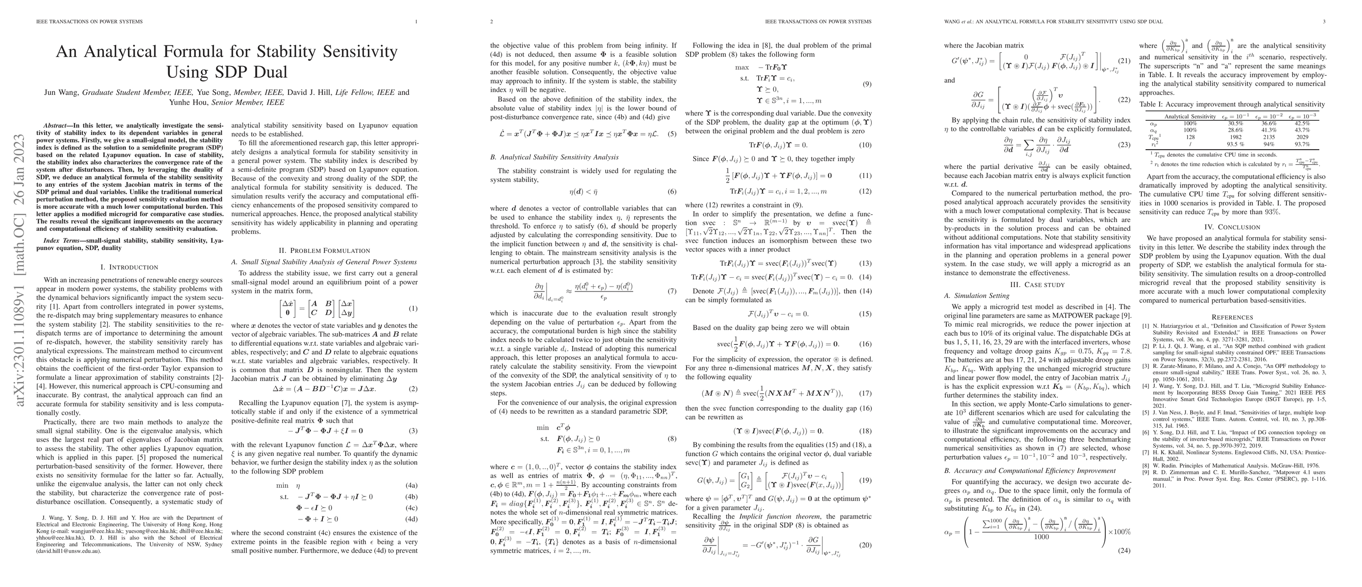 Thumbnail for An Analytical Formula for Stability Sensitivity Using SDP Dual