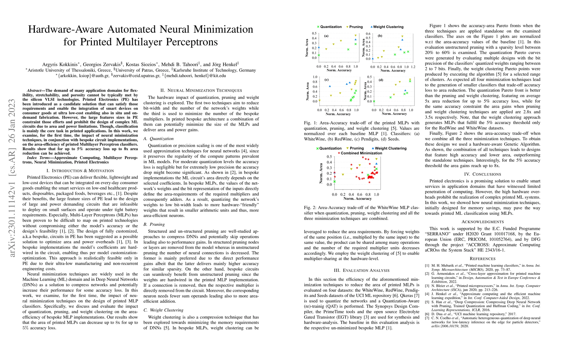 Thumbnail for Hardware-Aware Automated Neural Minimization for Printed Multilayer
  Perceptrons