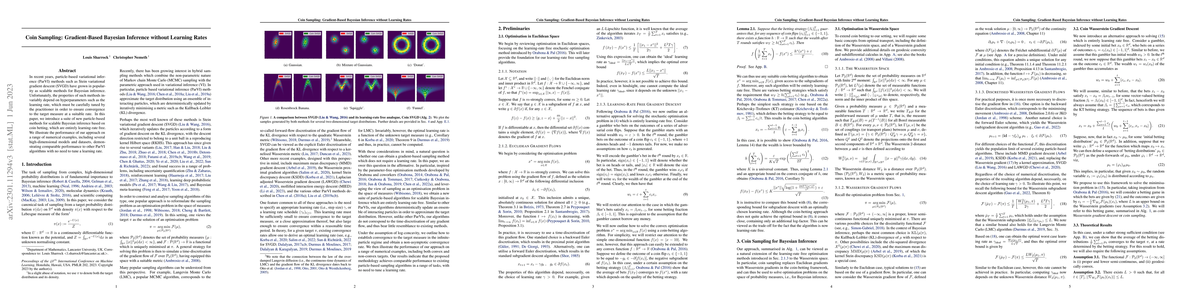 Thumbnail for Coin Sampling: Gradient-Based Bayesian Inference without Learning Rates