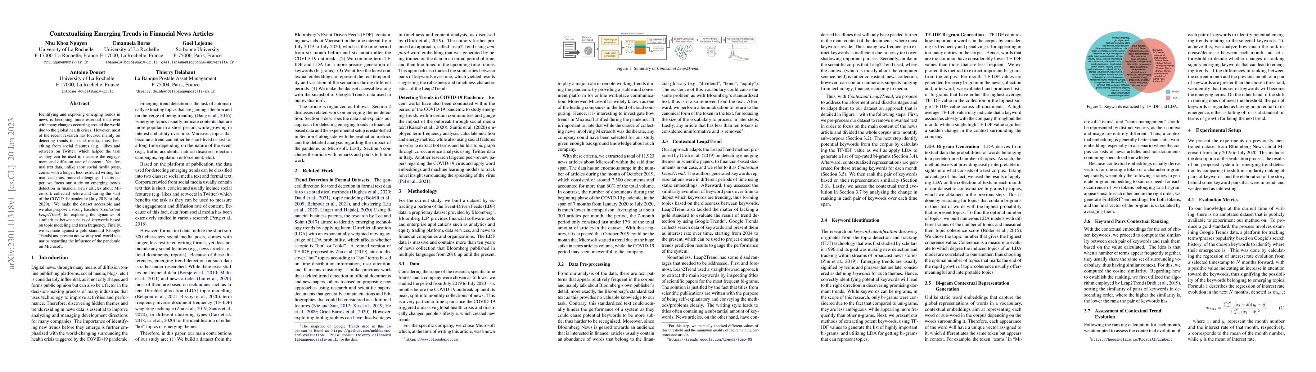 Thumbnail for Contextualizing Emerging Trends in Financial News Articles