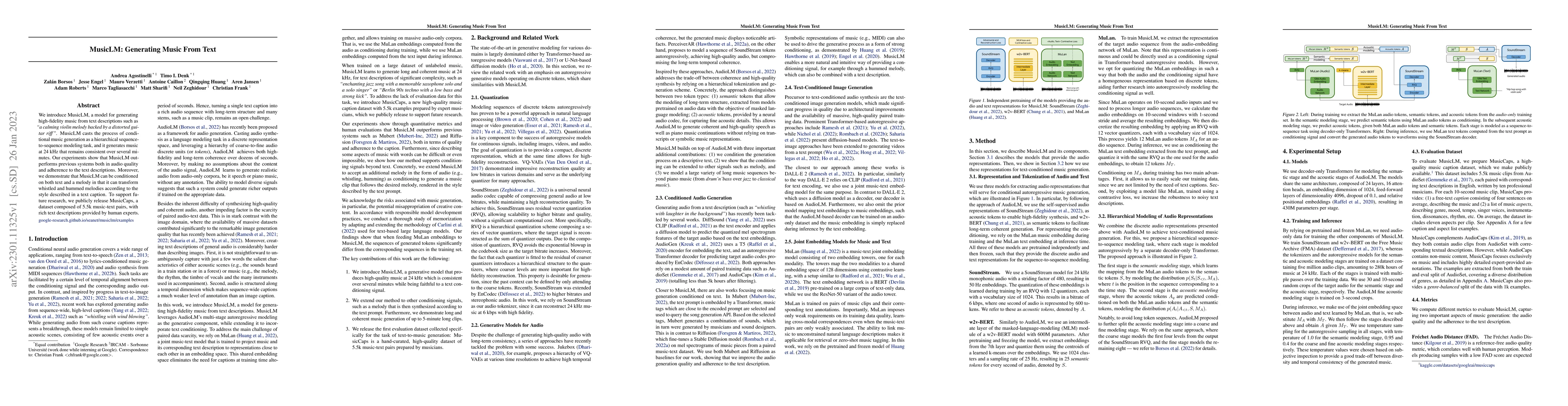 Thumbnail for MusicLM: Generating Music From Text