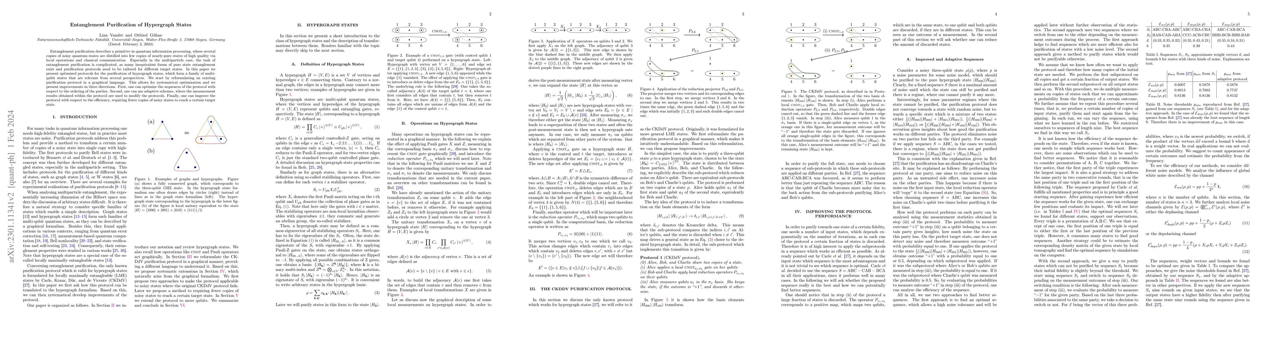 Thumbnail for Entanglement Purification of Hypergraph States