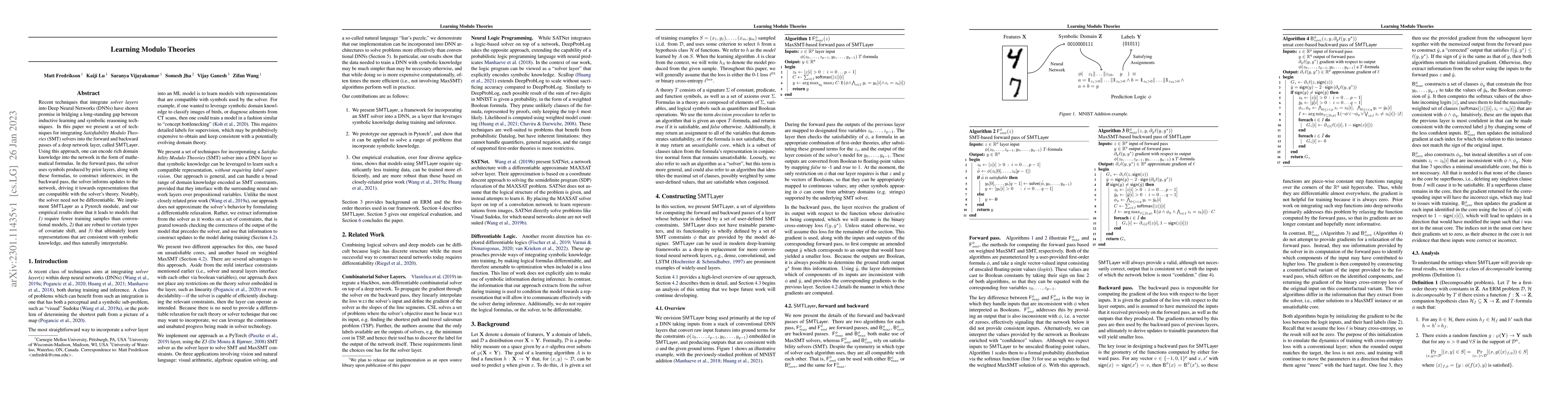 Thumbnail for Learning Modulo Theories