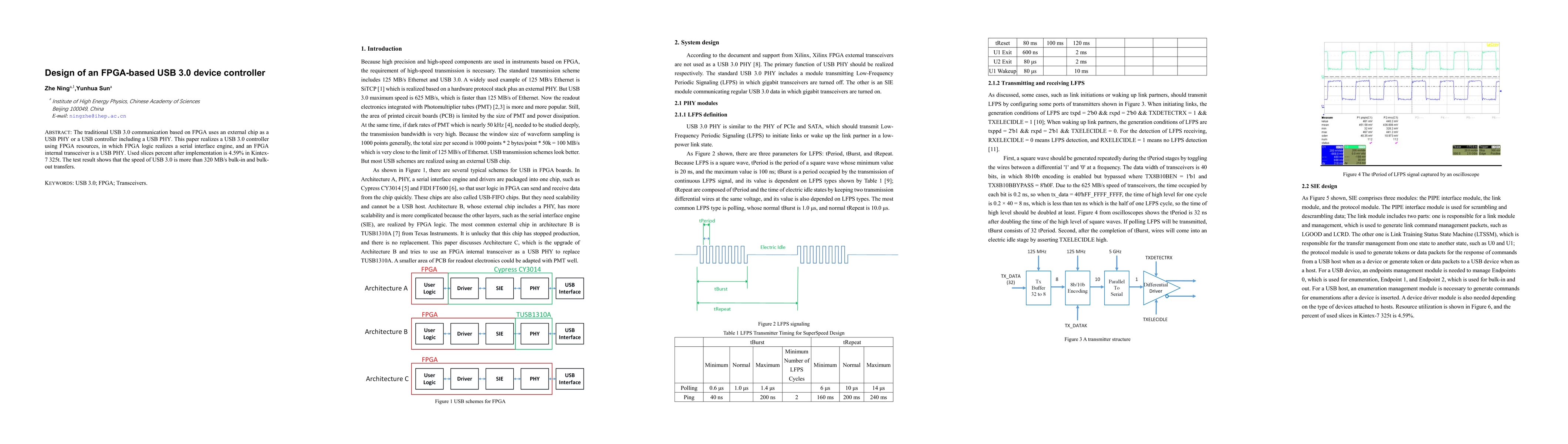 Thumbnail for Design of an FPGA-based USB 3.0 device controller