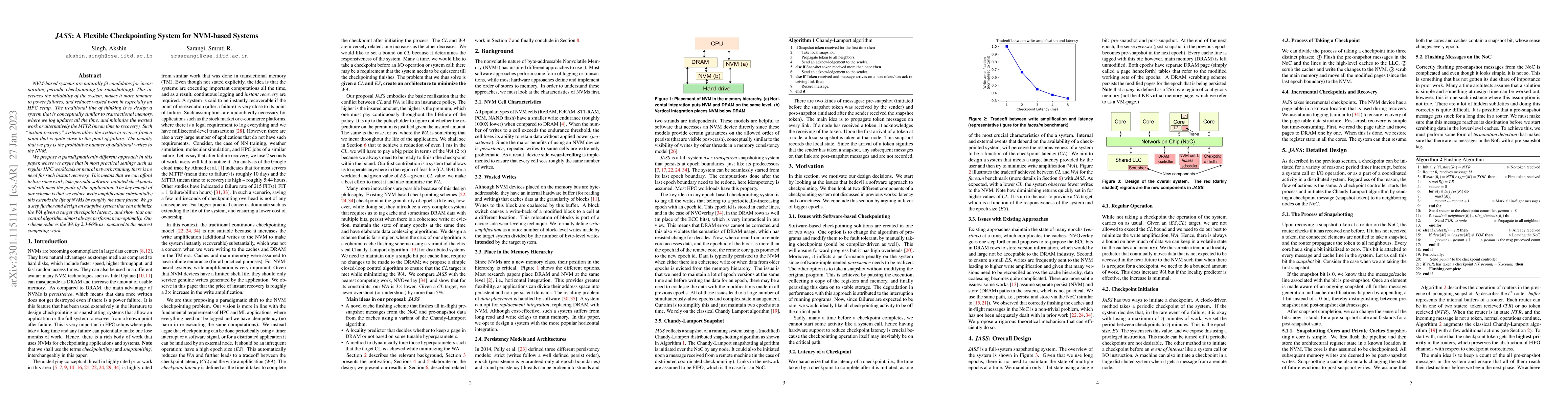 Thumbnail for JASS: A Flexible Checkpointing System for NVM-based Systems