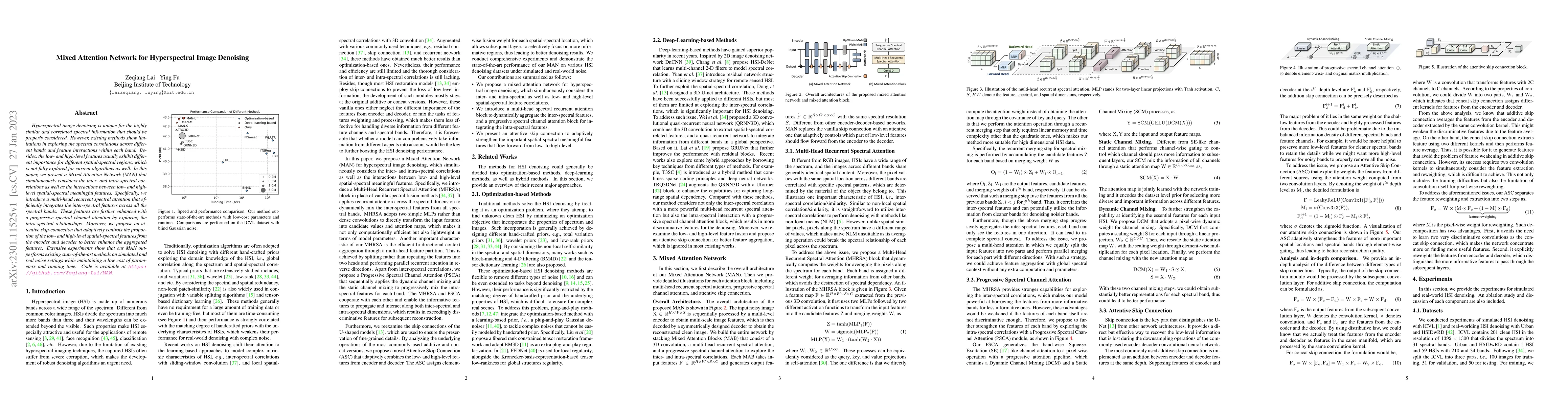 Thumbnail for Mixed Attention Network for Hyperspectral Image Denoising