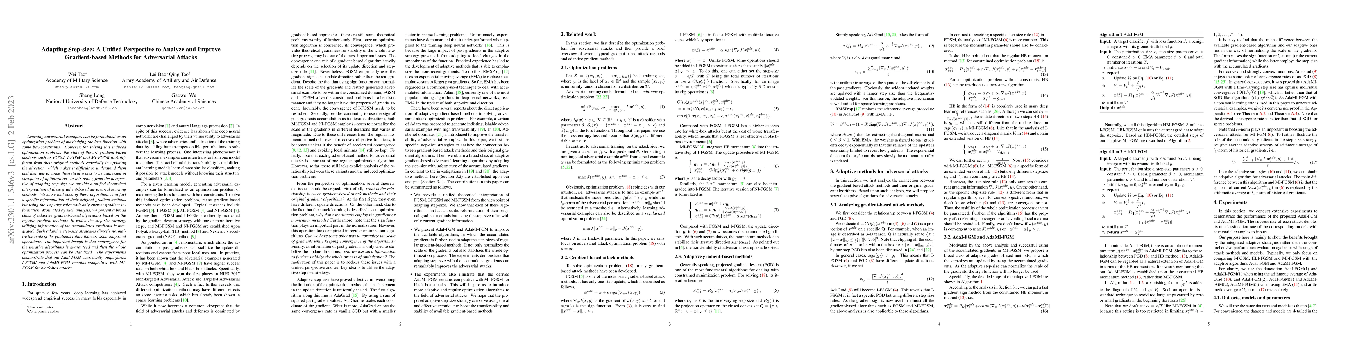 Thumbnail for Adapting Step-size: A Unified Perspective to Analyze and Improve
  Gradient-based Methods for Adversarial Attacks