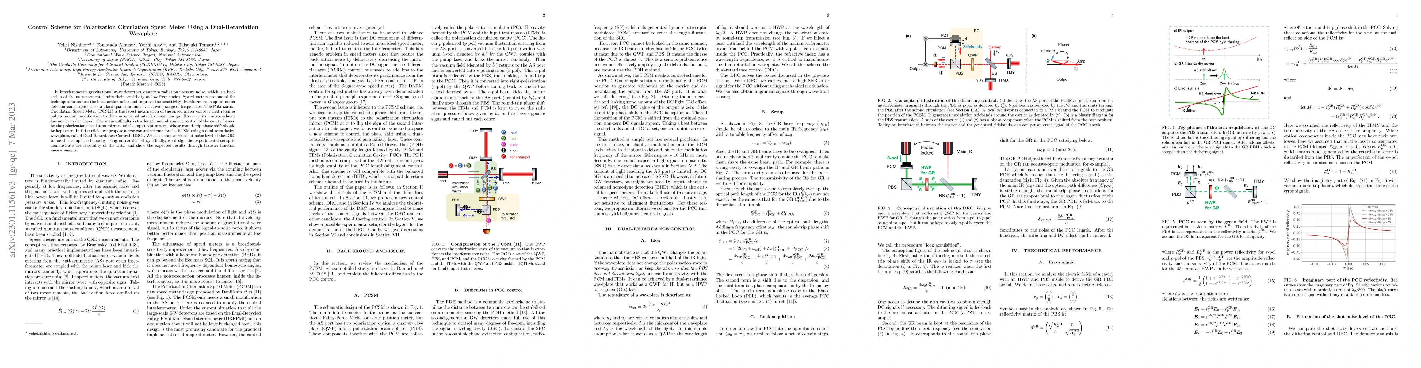 Thumbnail for Control Scheme for Polarization Circulation Speed Meter Using a
  Dual-Retardation Waveplate