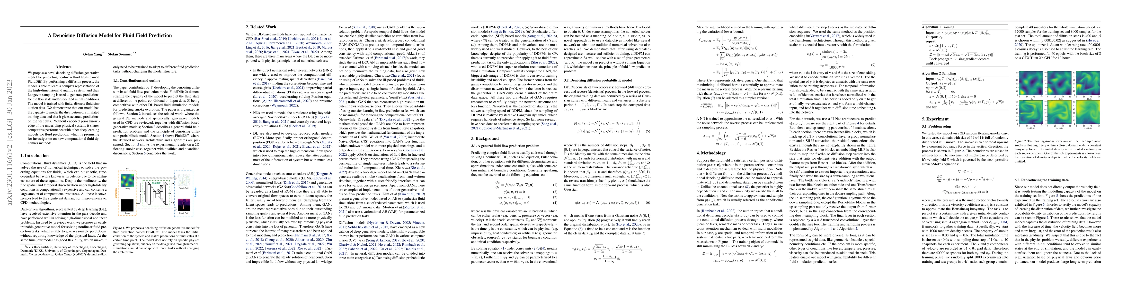 Thumbnail for A Denoising Diffusion Model for Fluid Field Prediction