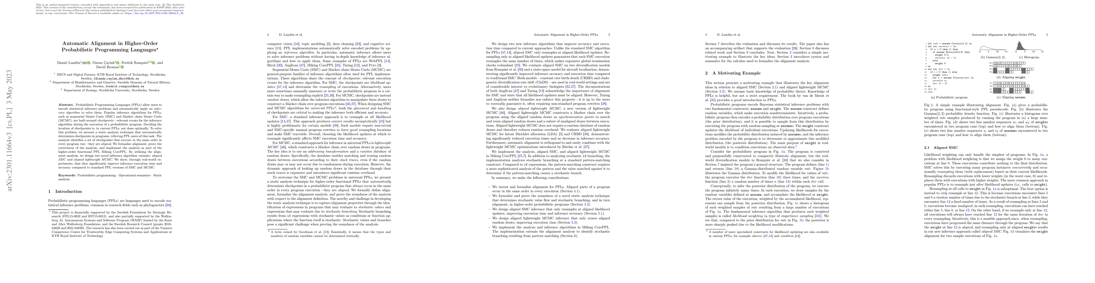 Thumbnail for Automatic Alignment in Higher-Order Probabilistic Programming Languages