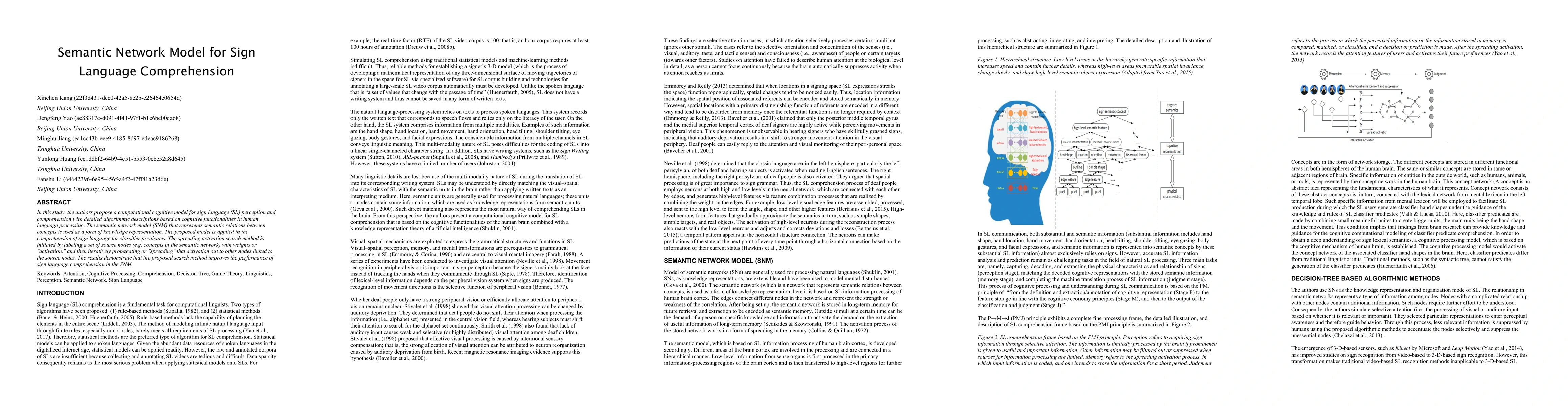 Thumbnail for Semantic Network Model for Sign Language Comprehension