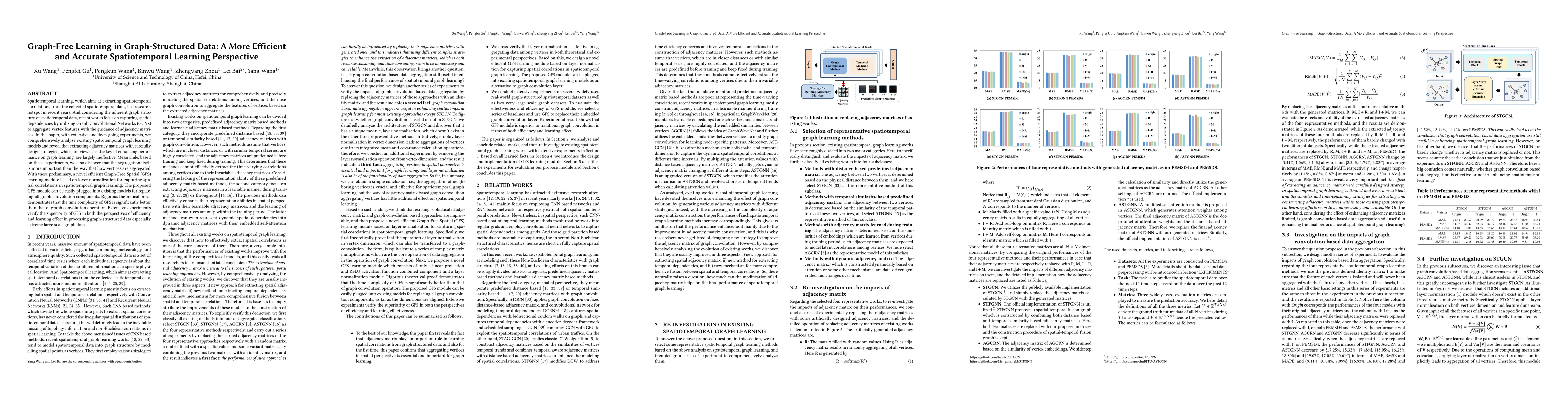 Thumbnail for Graph-Free Learning in Graph-Structured Data: A More Efficient and
  Accurate Spatiotemporal Learning Perspective